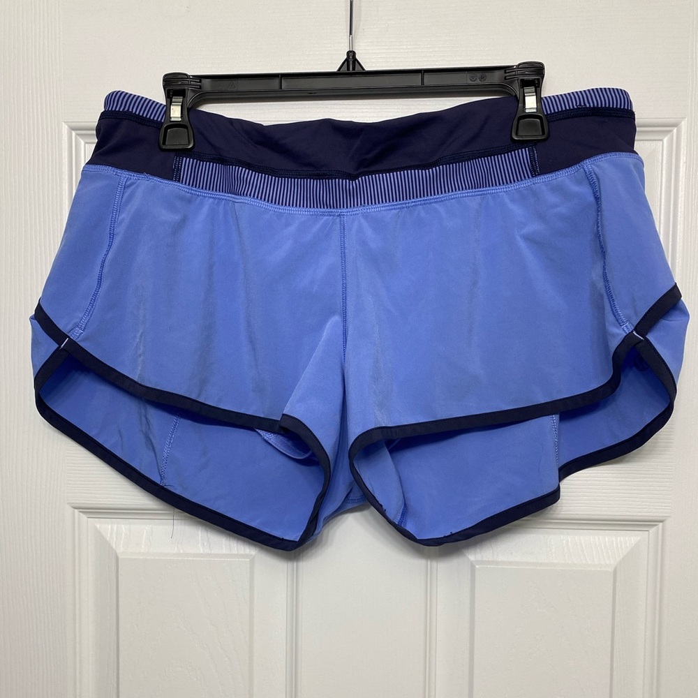 Lululemon Purple shorts- size 10 with 3 inch inseam. Very gently used!